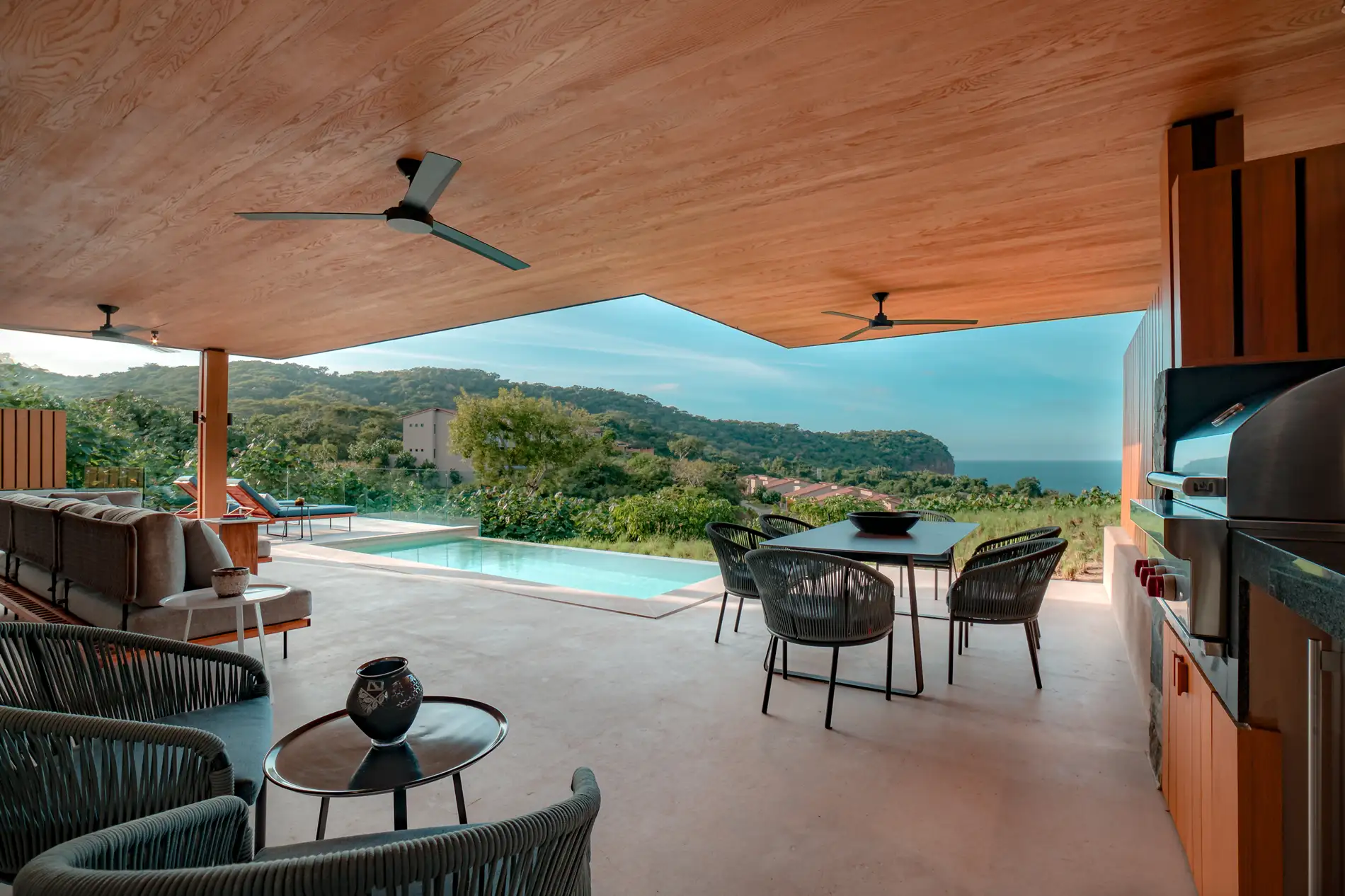 Brisas del Pacifico A8 – 3-Bedroom Oceanfront Villa in Iyari, Punta Mita — master bedroom suite — luxury villa in Punta Mita